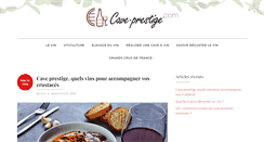 Desktop Screenshot of cave-prestige.com